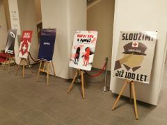 Výstava plagátov „100 rokov Československého Červeného kríža“