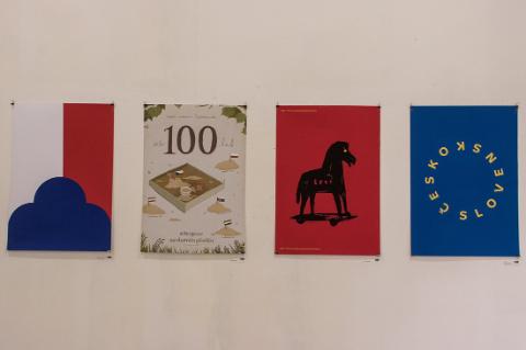 100. výročie Československa (1918 - 2018) očami českých a slovenských študentov grafického dizajnu