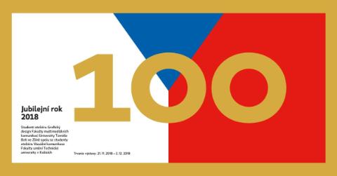 100. výročie Československa (1918 - 2018) očami českých a slovenských študentov grafického dizajnu