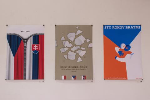 100. výročie Československa (1918 - 2018) očami českých a slovenských študentov grafického dizajnu