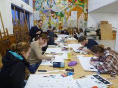 Prípravný kurz kresby a dizajnu 2015