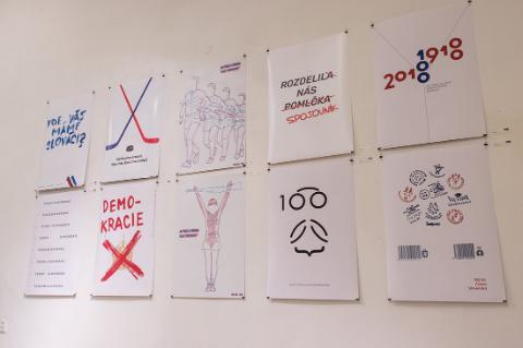 100. výročie Československa (1918 - 2018) očami českých a slovenských študentov grafického dizajnu